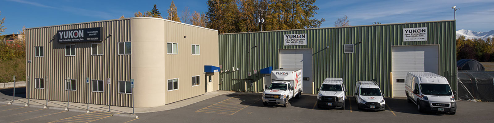 Yukon Fire Protection, new building exterior